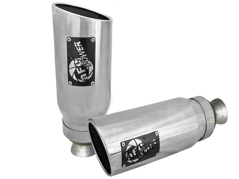 aFe MACH Force-XP 4-1/2in Steel OE Replacement Exhaust Tips 2021+ Compatible with Dodge Ram (5.7L V8) Polished 49C42073-P