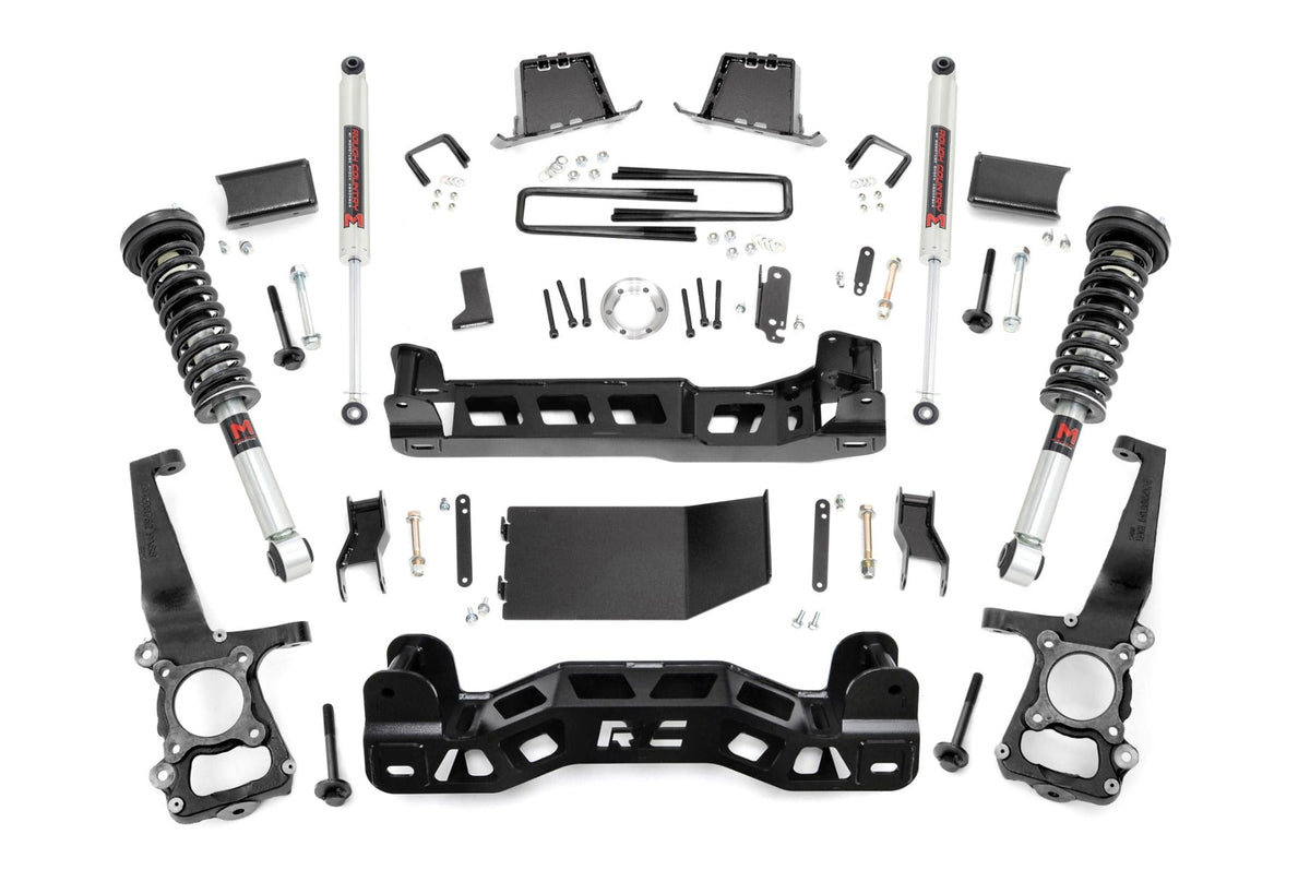 Rough Country 6 Inch Lift Kit M1 Struts/M1 Fits Ford F-150 4WD (2009-2010) 59840