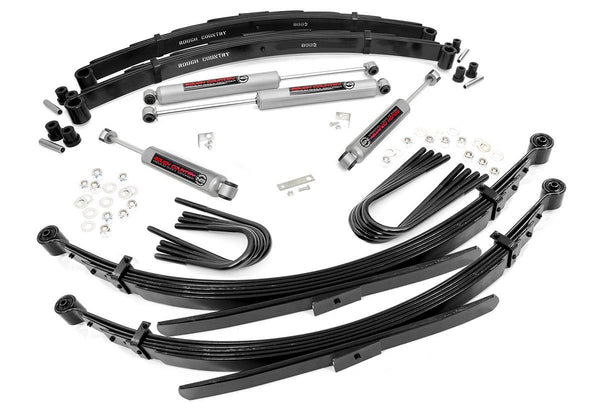 Rough Country 2 Inch Lift Kit 56 Inch Rr Springs Fits Chevy/GMC 3/4-Ton Suburban (88-91) 265-88-9230