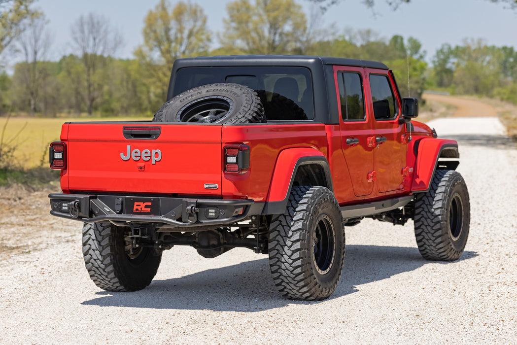 Rough Country Rear Bumper Tubular compatible with Jeep Gladiator Jt 4Wd (2020-2023) 10650