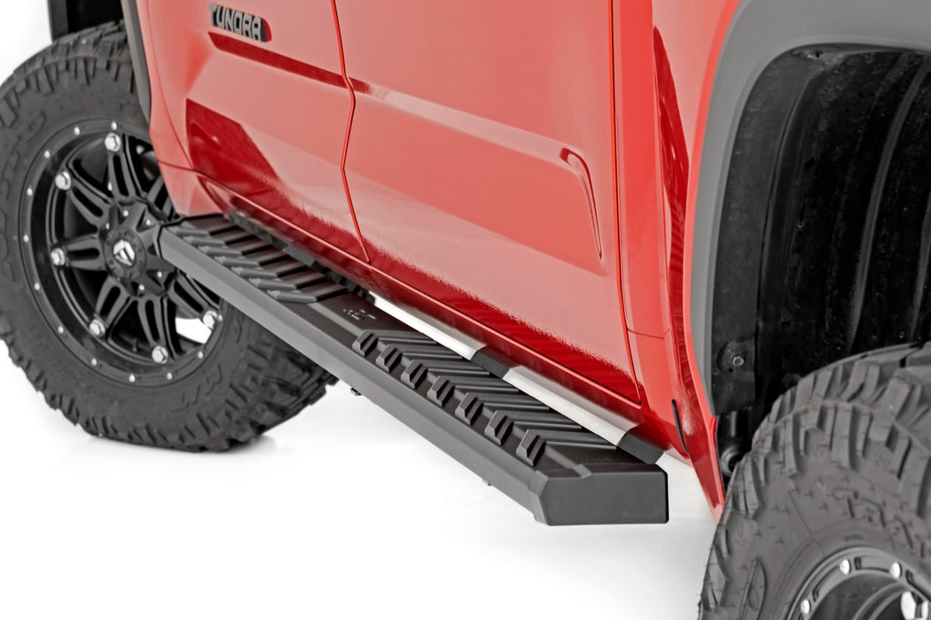 Rough Country BA2 Running Boards Side Step Bars Fits toyotaTundra 2WD/4WD (22-23)