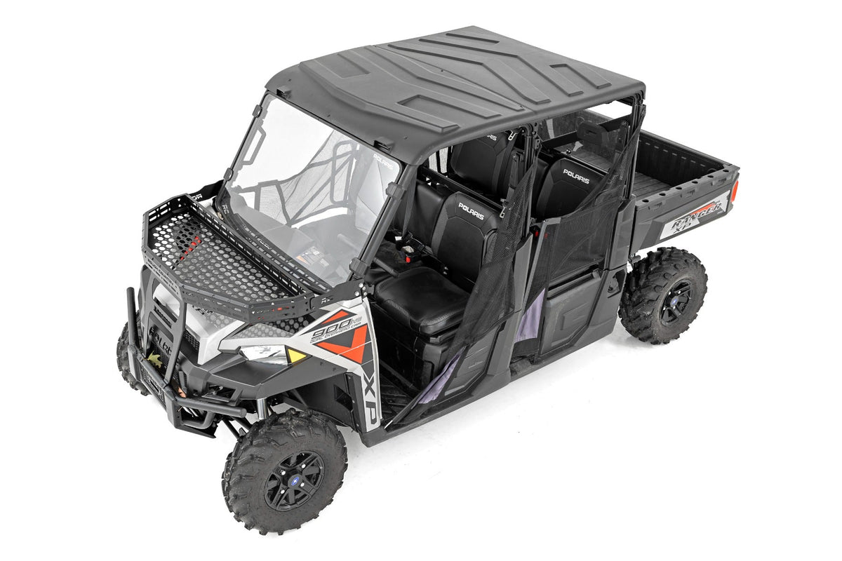 Rough Country Front Cargo Rack 6" Black Slimline Fits Polaris Ranger Xp 900/Ranger Xp 1000 93148