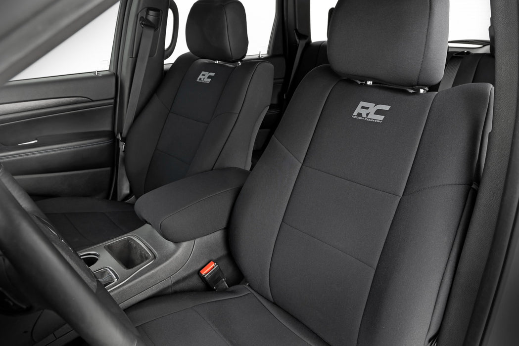 Rough Country Seat Covers compatible with Jeep Grand Cherokee Wk2 2Wd/4Wd (2011-2022) 91046