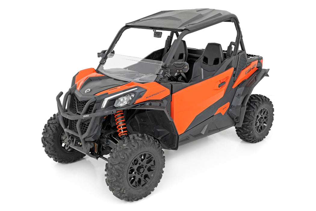 Rough Country Half Windshield Scratch Resistant Can-Am Maverick Sport 98101931