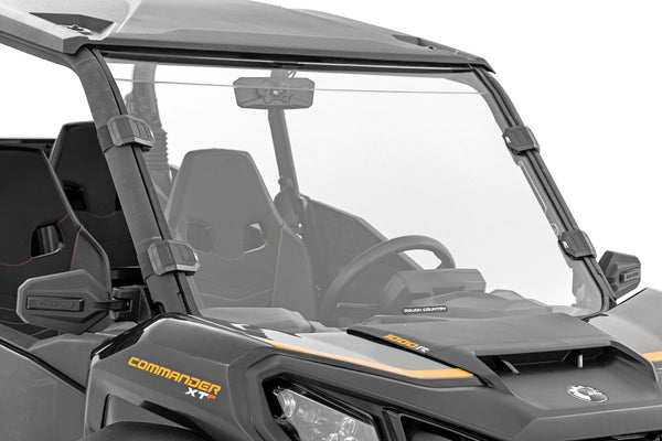 Rough Country Full Windshield Scratch Resistant Fits Can-Am Commander 1000R/Max 98102230