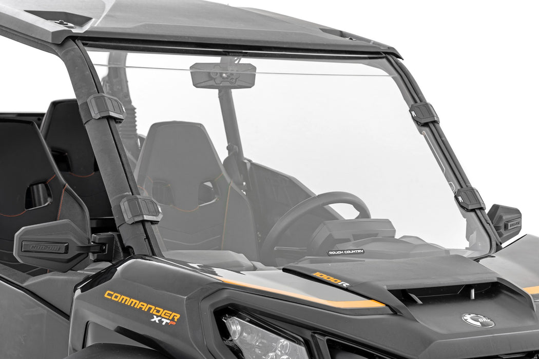 Rough Country Full Windshield Scratch Resistant Can-Am Commander 1000R/Max 98102230