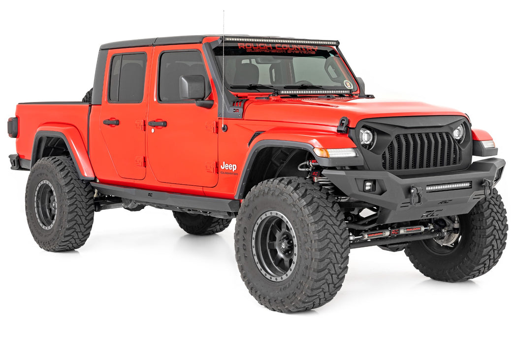 Rough Country Rock Sliders Heavy Duty compatible with Jeep Gladiator Jt 4Wd (2020-2023) 90802