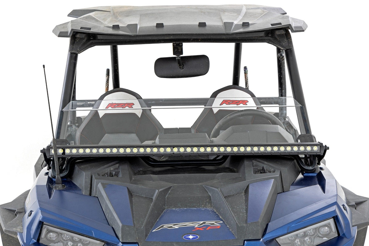 Rough Country Led Light Kit Front Mount 40" Black Single Row Fits Polaris Rzr Xp 1000 93147