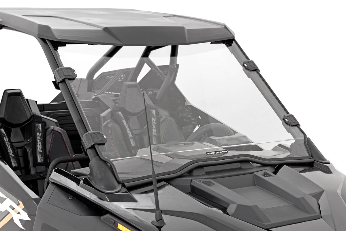 Rough Country Full Windshield Scratch Resistant Fits Polaris Rzr Pro/Turbo R 98102010