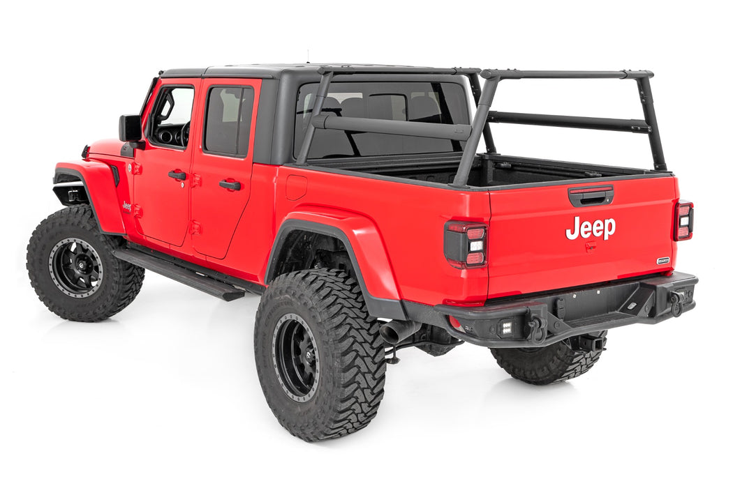 Rough Country Bed Rack Aluminum compatible with Jeep Gladiator Jt 4Wd (2020-2023) 10620