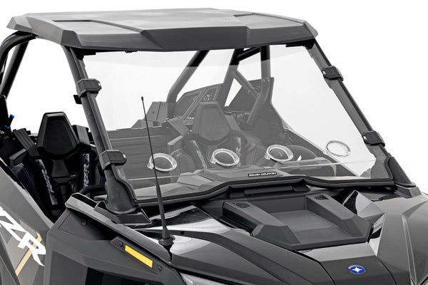 Rough Country Vented Full Windshield Scratch Resistant Fits Polaris Rzr Pro/Turbo R 98202010