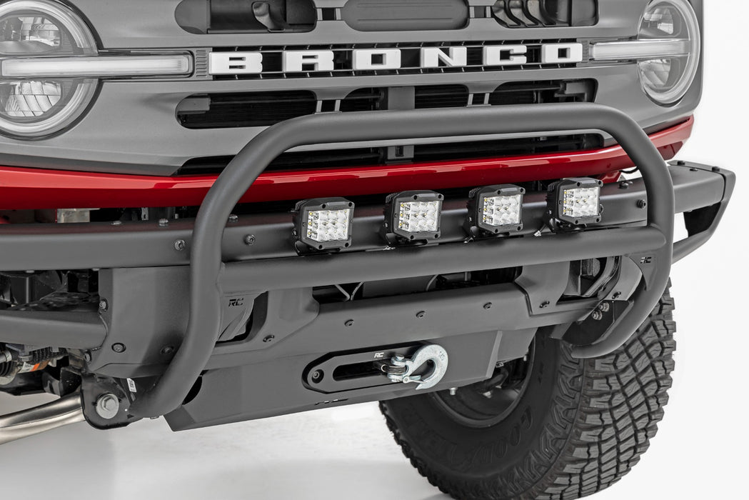 Rough Country Nudge Bar 20 Inch Chrome Single Row Led Oe Modular Steel Ford Bronco (21-23) 51103