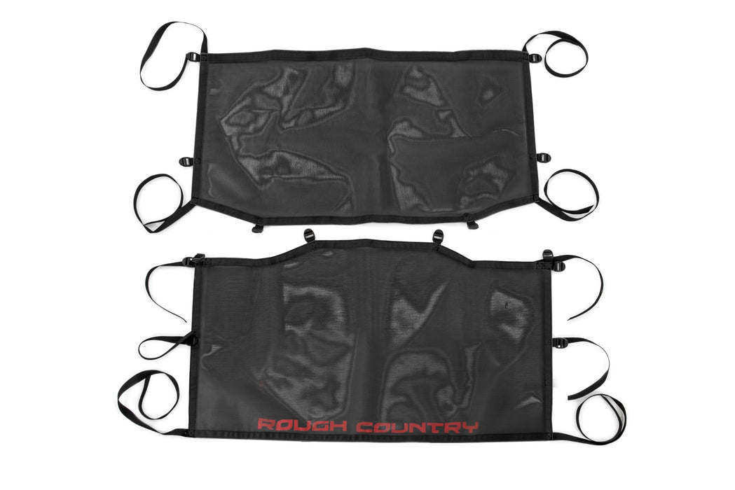 Rough Country Mesh Bikini Top Plus Black compatible with Jeep Gladiator Jt 4Wd (2020-2023) 85118