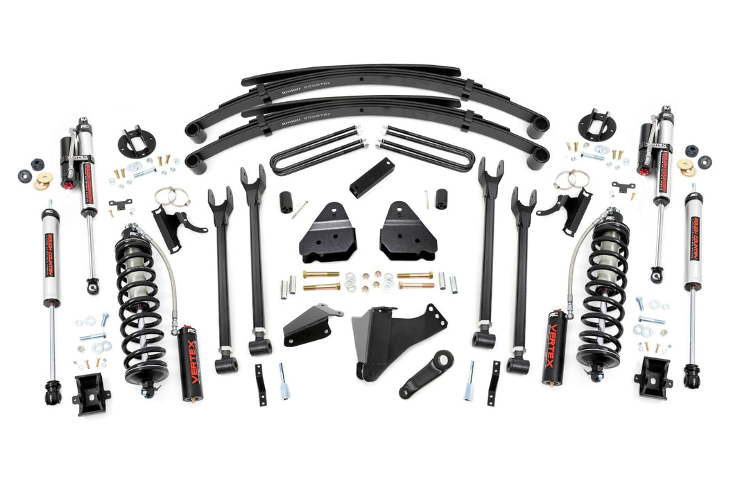 Rough Country 6 Inch Lift Kit Diesel 4 Link Rr Spring C/O Vertex Ford Super Duty (05-07) 58259