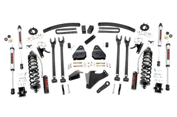 Rough Country 6 Inch Lift Kit Diesel 4 Link C/O V2 Fits Ford F-250/F-350 Super Duty (05-07) 57958