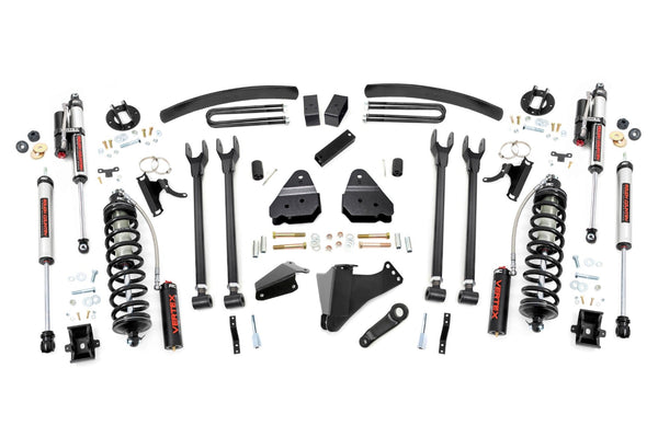 Rough Country 6 Inch Lift Kit Gas 4 Link Ovld C/O Vertex Fits Ford Super Duty (05-07) 58159