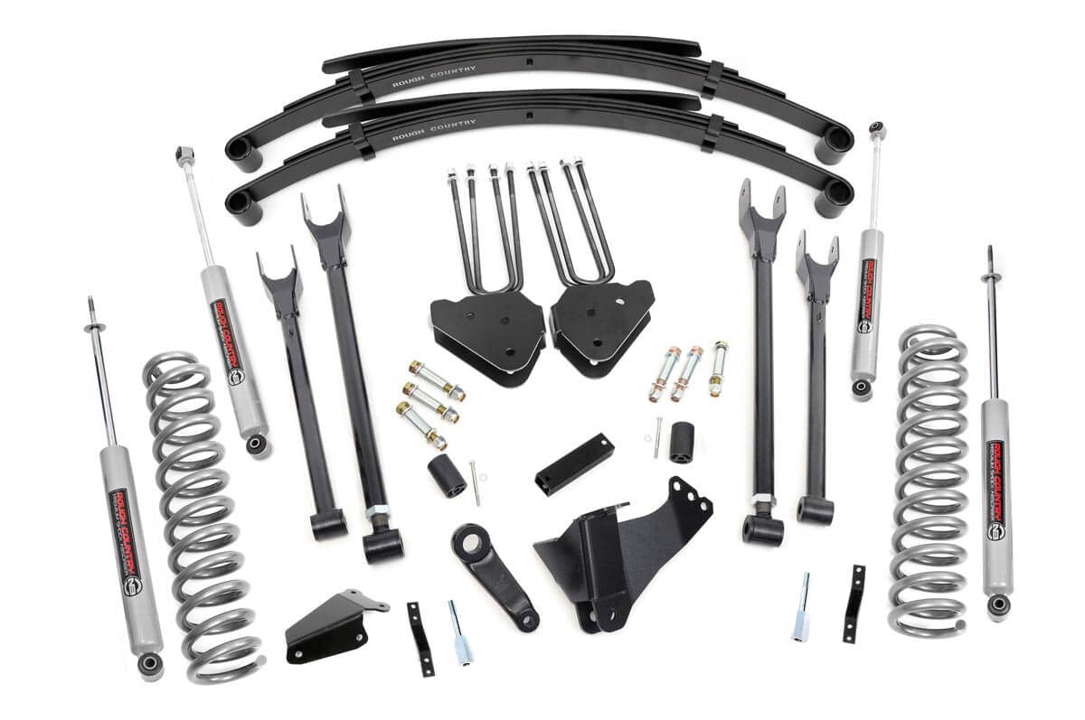 Rough Country 6 Inch Lift Kit Diesel 4 Link Rr Spring Fits Ford F-250/F-350 Super Duty (05-07) 582.20