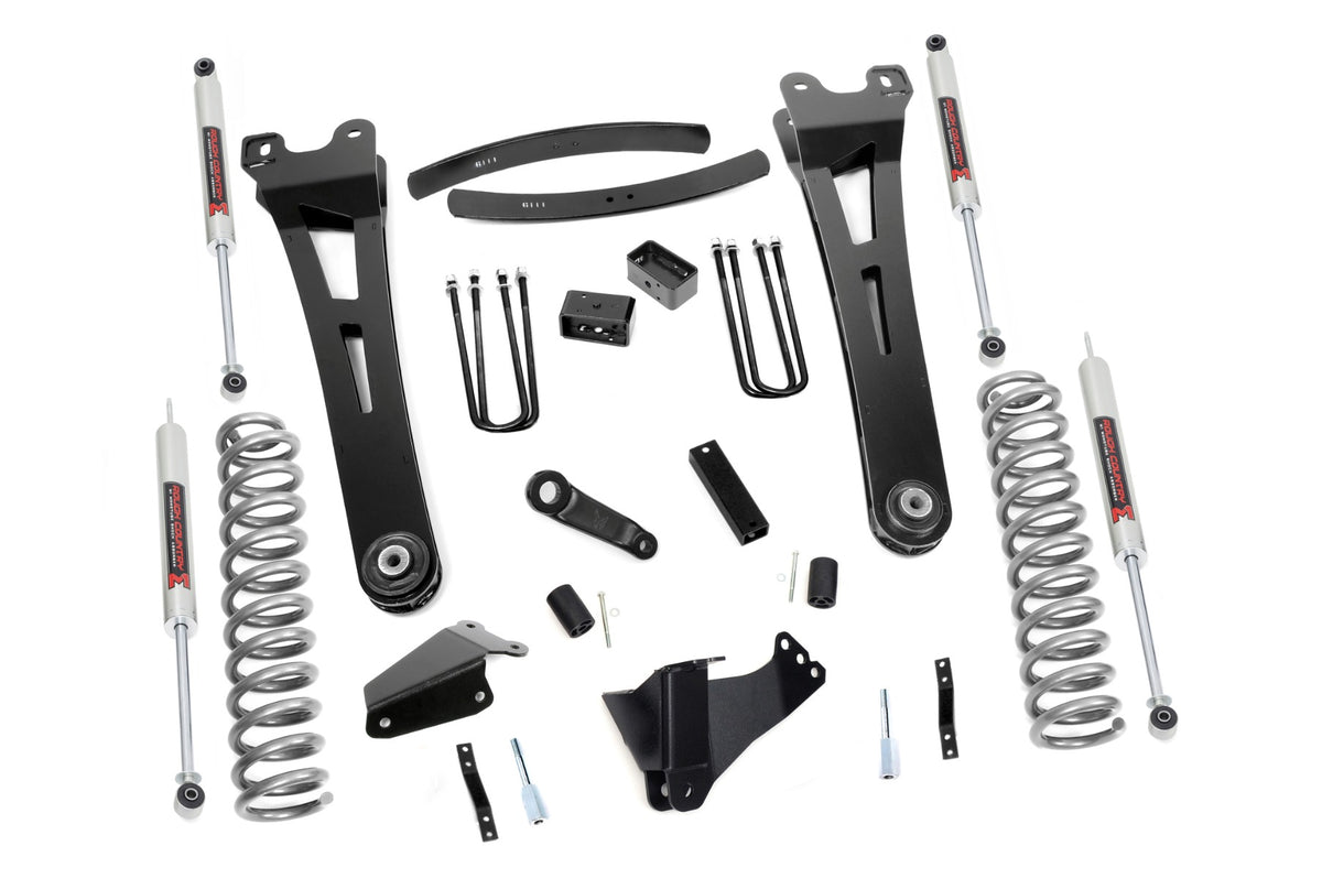 Rough Country 6 Inch Lift Kit Gas Radius Arm M1 Fits Ford F-250/F-350 Super Duty (05-07) 53740