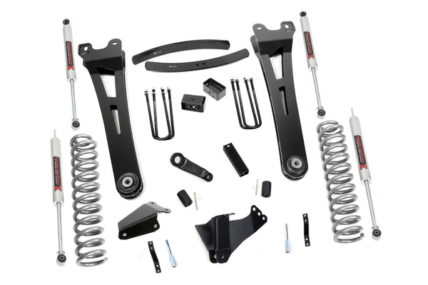 Rough Country 6 Inch Lift Kit Gas Radius Arm M1 Fits Ford F-250/F-350 Super Duty (05-07) 53740