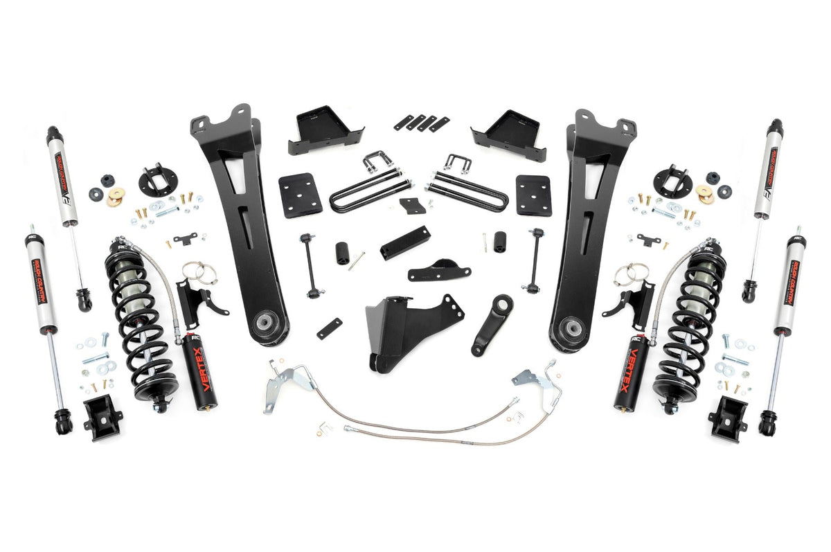 Rough Country 6 Inch Lift Kit Gas Radius Arm C/O V2 Fits Ford F-250/F-350 Super Duty (08-10) 53958
