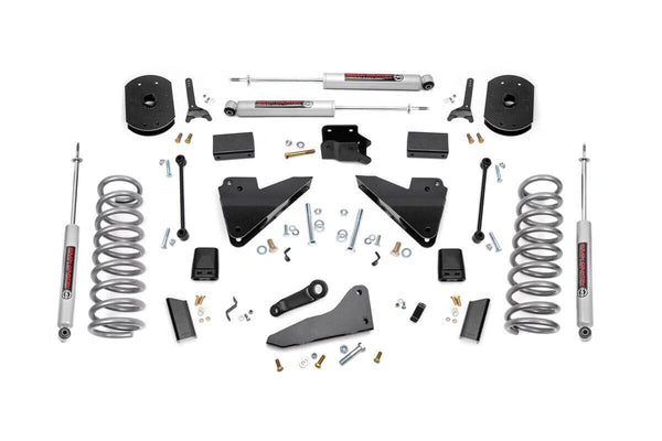Rough Country 5 Inch Lift Kit Fr Diesel Coil Radius Arm Drop Ram 2500 (14-18) 36520