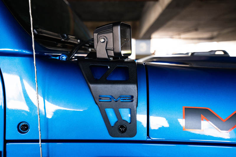 DV8 Offroad 20-22 compatible with Jeep JL 392/ compatible with Jeep JT Mojave Edition Dual Pod Light Mounts LBJL-06