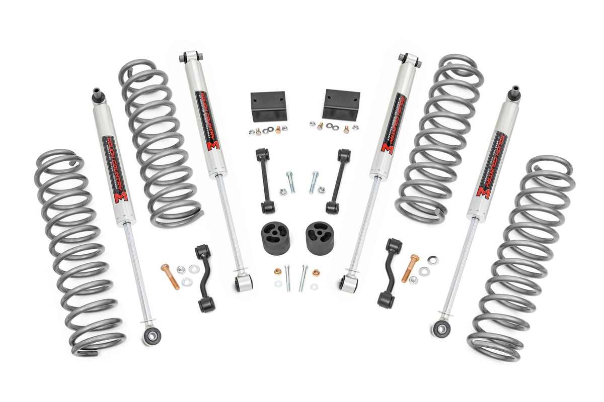 Rough Country 2.5 Inch Lift Kit Coils M1 Fits Jeep Wrangler Jl 4WD (2018-2023) 91340