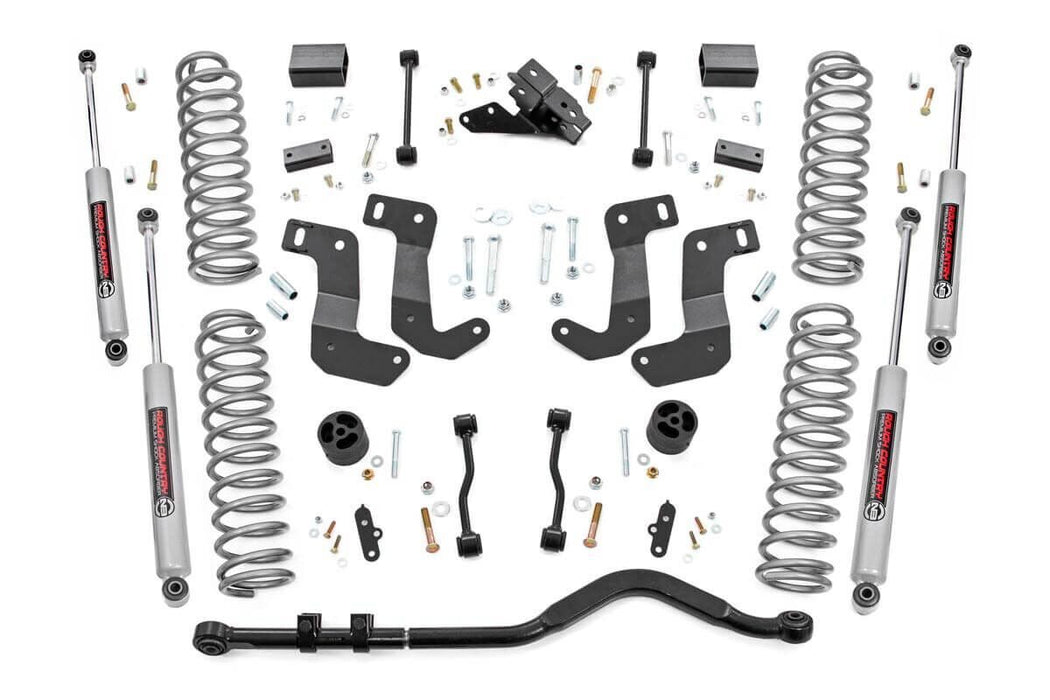 Rough Country 3.5 Inch Lift Kit C/A Drop 4-Door compatible with Jeep Wrangler Jl 4Wd (18-23) 66830