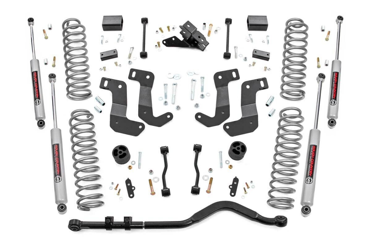 Rough Country 3.5 Inch Lift Kit C/A Drop 4-Door Fits Jeep Wrangler Jl 4WD (21-23) 79230