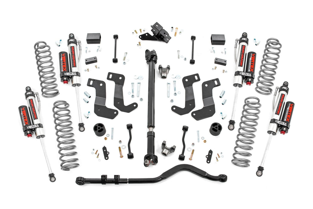 Rough Country 3.5 Inch Lift Kit C/A Drop Fr D/S Vertex compatible with Jeep Wrangler Jl (18-23) 65450