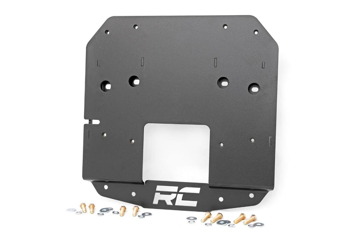 Rough Country Tire Carrier Relocation Plate No Prox Fits Jeep Wrangler Jl (18-23) 10529