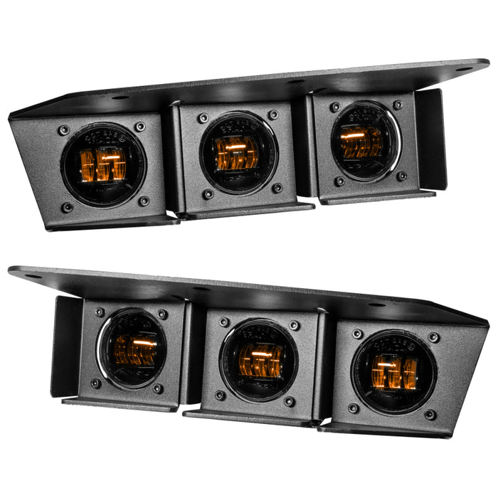 Oracle High 21-22 Ford Bronco Triple LED Fog Light kit for Steel Bumper SEE WARRANTY 5890-005