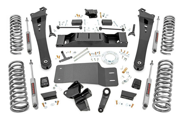 Rough Country 5 Inch Lift Kit Dual Rate Coils Non-Aisin Fits RAM 2500 4WD (19-23) 38330