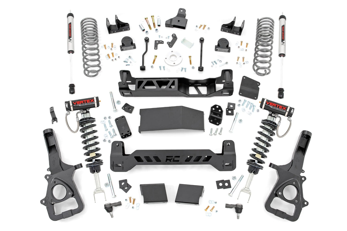 Rough Country 6 Inch Lift Kit Vertex/V2 Dual Rate Coils Fits RAM 1500 4WD (19-23) 33457
