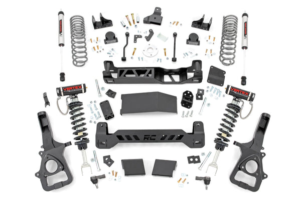 Rough Country 6 Inch Lift Kit Vertex/V2 Dual Rate Coils Fits RAM 1500 4WD (19-23) 33457