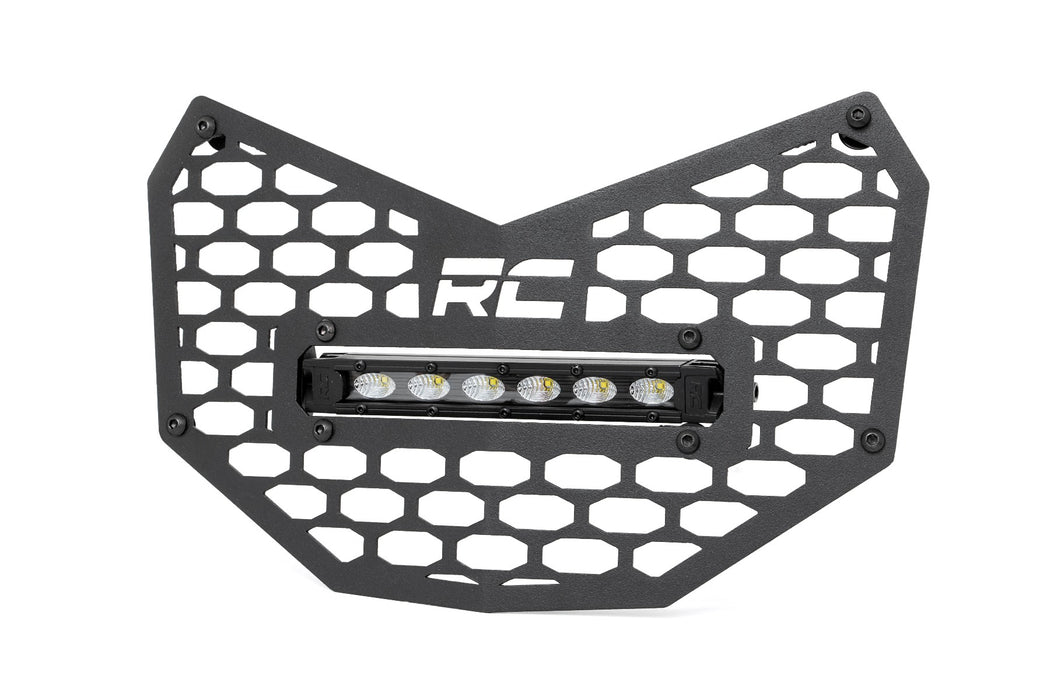 Rough Country Led Light Grille Mount 6" Black Slimline Can-Am Maverick X3 97022