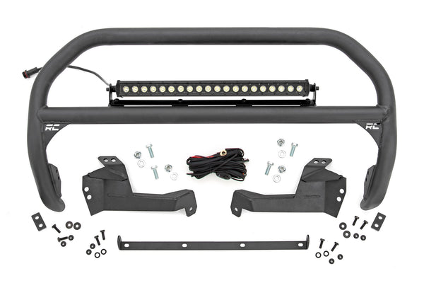 Rough Country Nudge Bar 20 Inch Black Single Row Led Fits Ford Bronco Sport (21-23) 51041