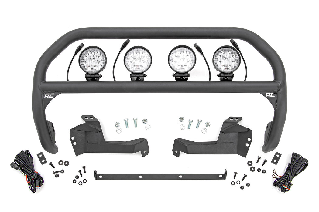 Rough Country Nudge Bar 4 Inch Round Led (X4) Ford Bronco Sport 4Wd (21-23) 51044