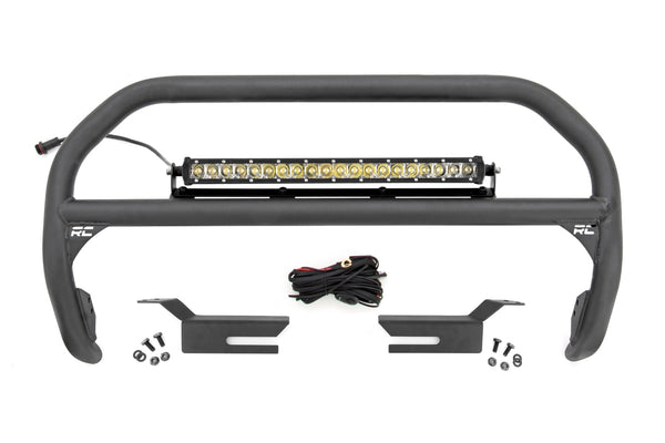 Rough Country Nudge Bar 20 Inch Chrome Single Row Led Fits Ford Bronco 4WD (21-23) 51048