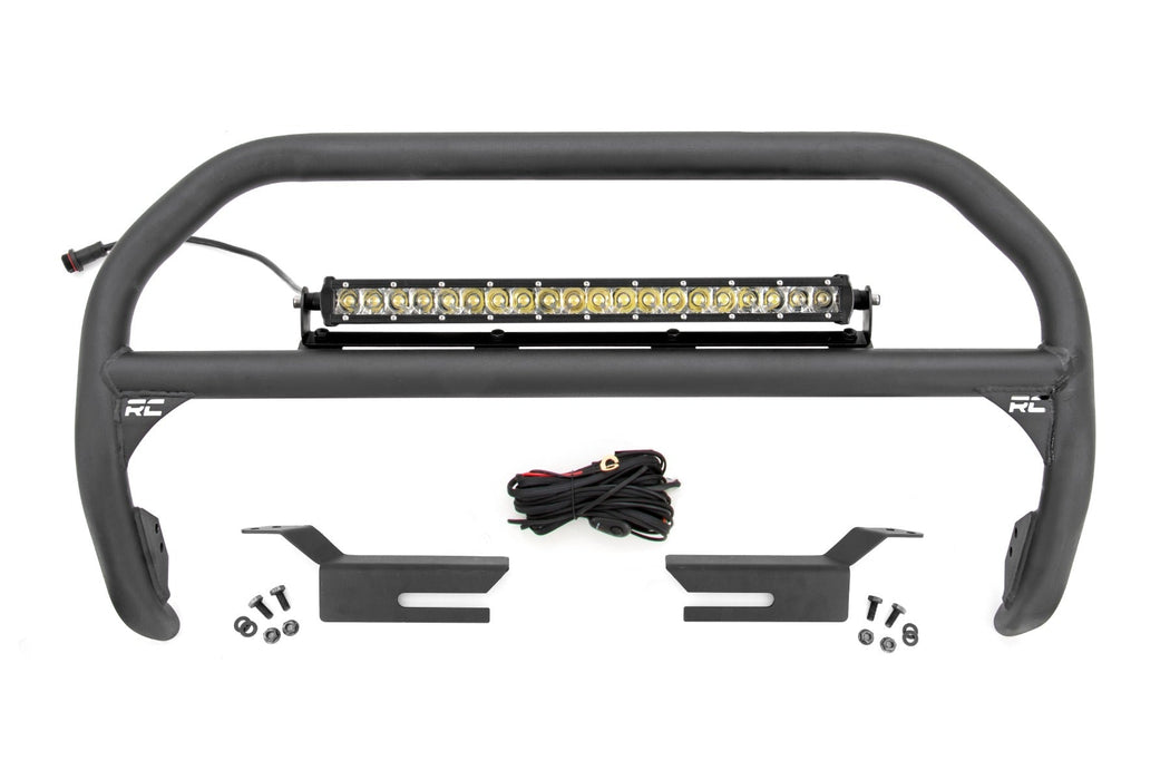 Rough Country Nudge Bar 20 Inch Chrome Single Row Led Ford Bronco 4Wd (21-23) 51048