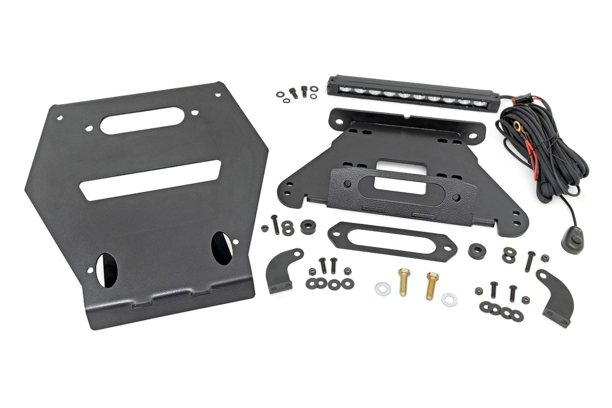 Rough Country Winch Mount Fits Polaris Rzr Pro R 93140