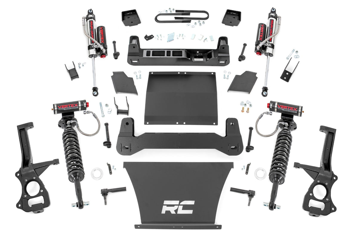 Rough Country 6 Inch Lift Kit Mono Leaf Rear Vertex Fits Chevy Silverado 1500 (22-23) 21650