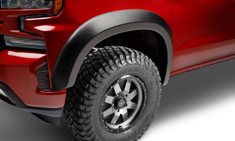 Bushwacker 19-21 Chevrolet Silverado 15 Extend-A-Fender Style Flares 4pc 78.8 Bed Black 40929-02