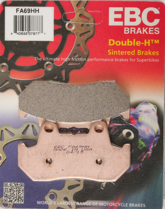 EBC Brakes Double-H Sintered Brake Pads Compatible for Honda CB750F Super Sport 1982