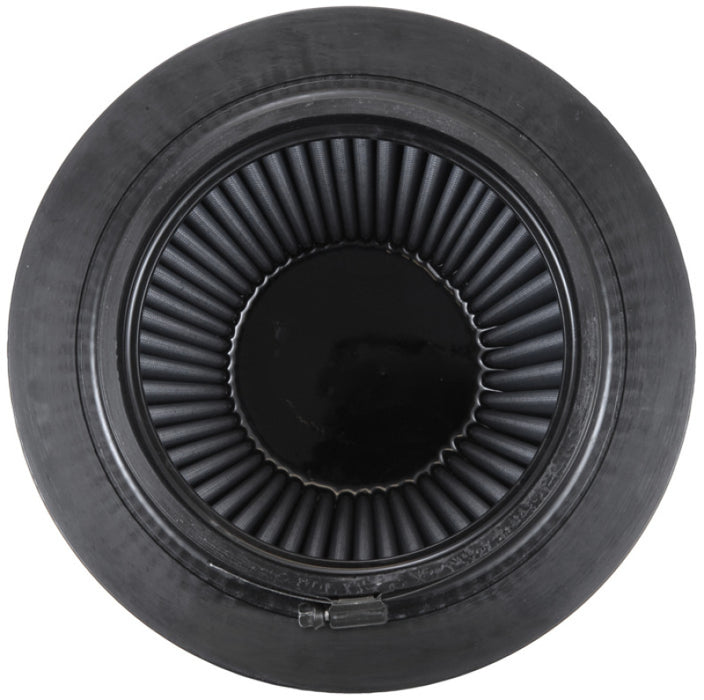 K&N Universal Rubber Filter-Round Tapered 6in Flange ID x 9in Base OD x 6.625in Top OD x 7.5in H RU-5177HBK