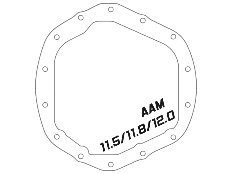 aFe Street Series Rear Differential Cover Raw w/ Machined Fins 19-20 Ram 2500/3500 46-71150A