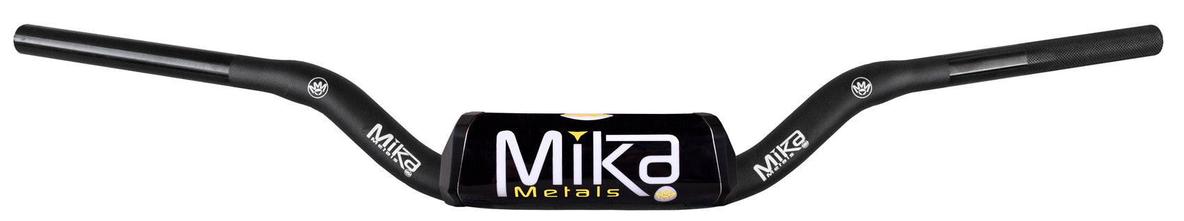 Mika Metals Handlebar Raw Series 1-1/8" Mini Low Bend Blk MK-RA-MIL-BLACK