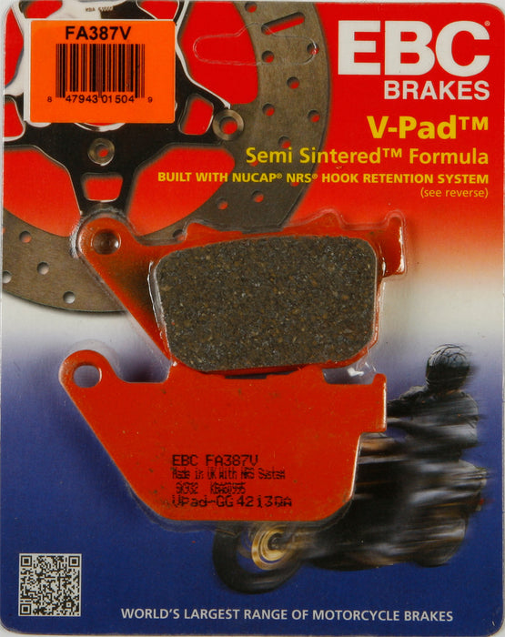 EBC Brakes SV Severe Duty Sintered Metal Brake Pads Compatible for Harley-Davidson Sportster - XL 883 2006