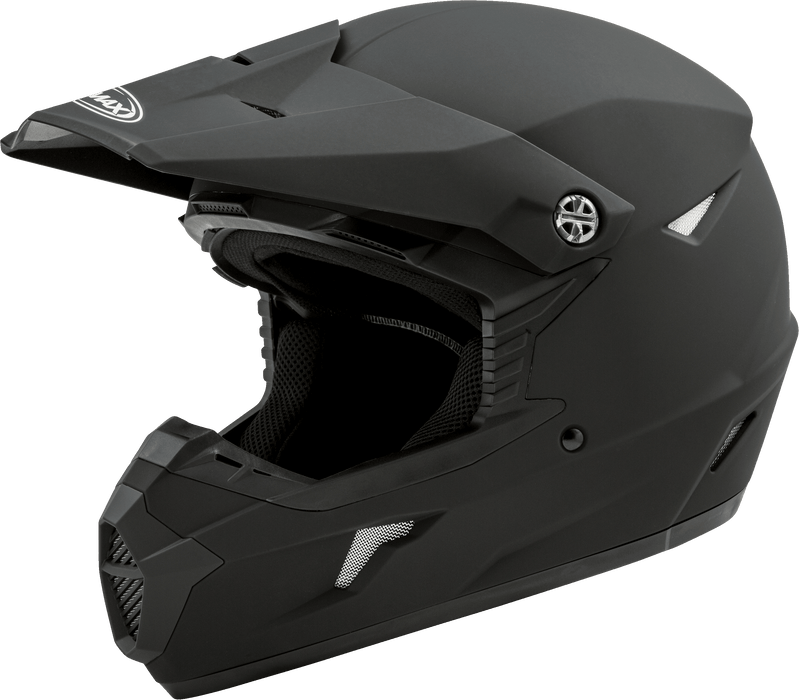 GMAX Full Face Off-Road Helmet - Matte Black (Youth Medium)