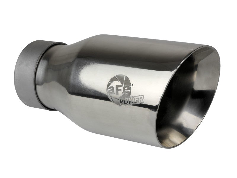 aFe Large Bore-HD 3in 409SS DPF-Back 20-21 GM Trucks L6-3.0L (td) LM2 Polished Tip 49-44128-P